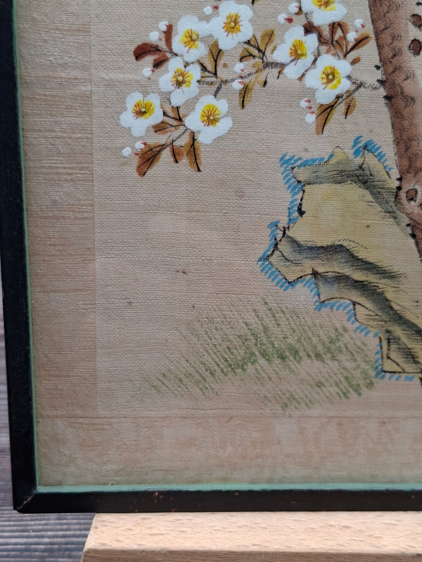 Chinees Zijdeschilderij – Symboliek van Natuur en Harmonie