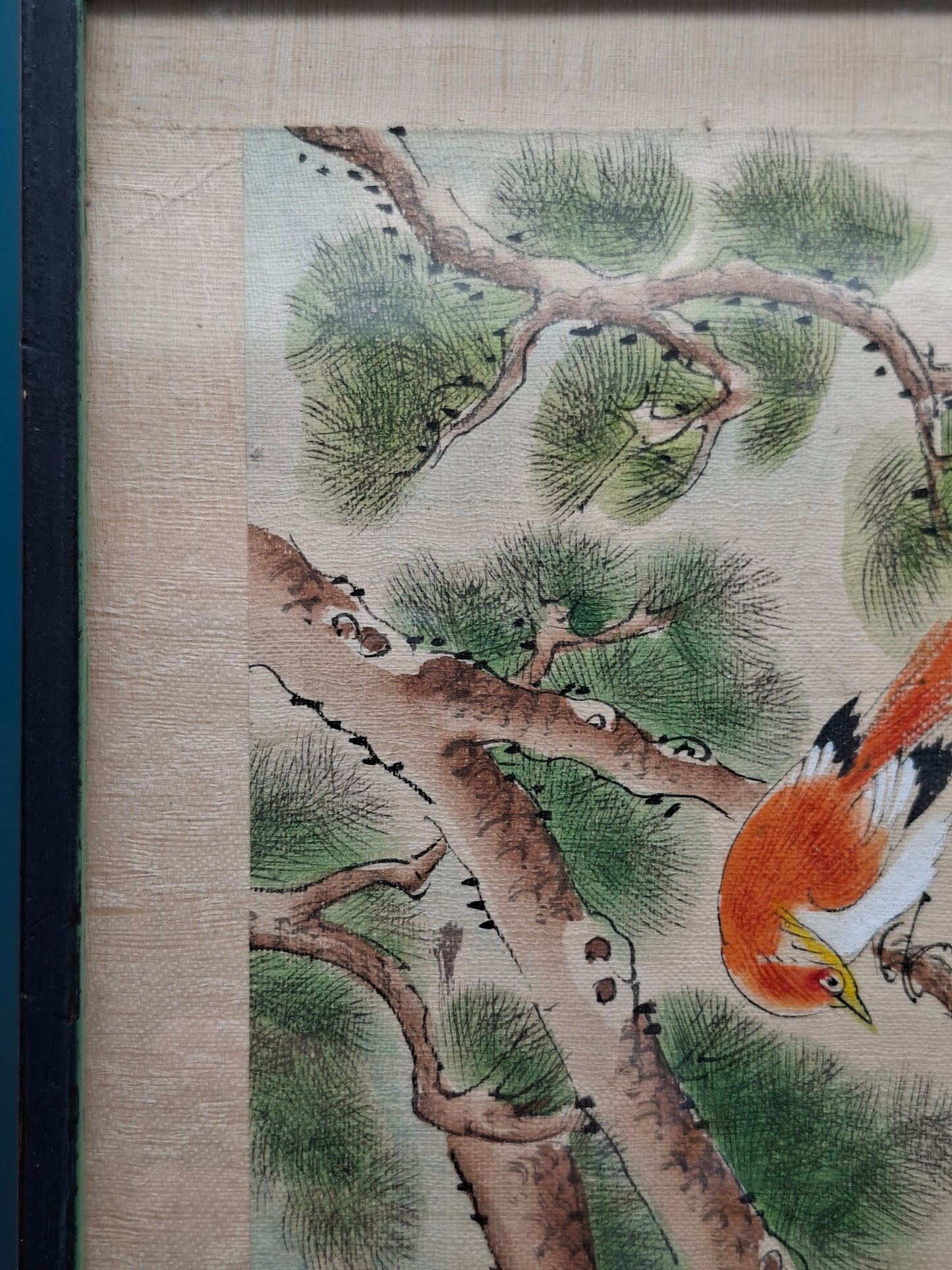 Chinees Zijdeschilderij – Symboliek van Natuur en Harmonie