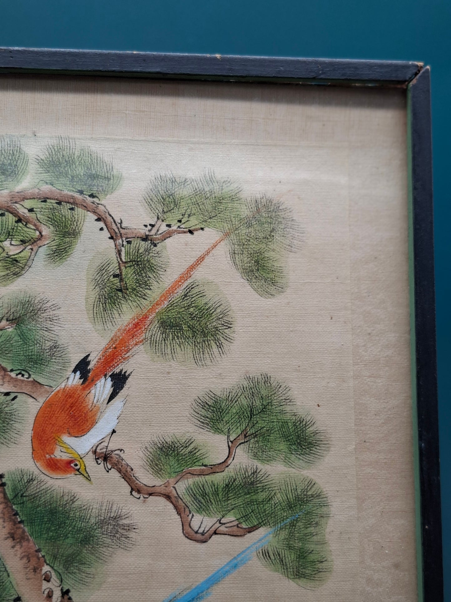 Chinees Zijdeschilderij – Symboliek van Natuur en Harmonie