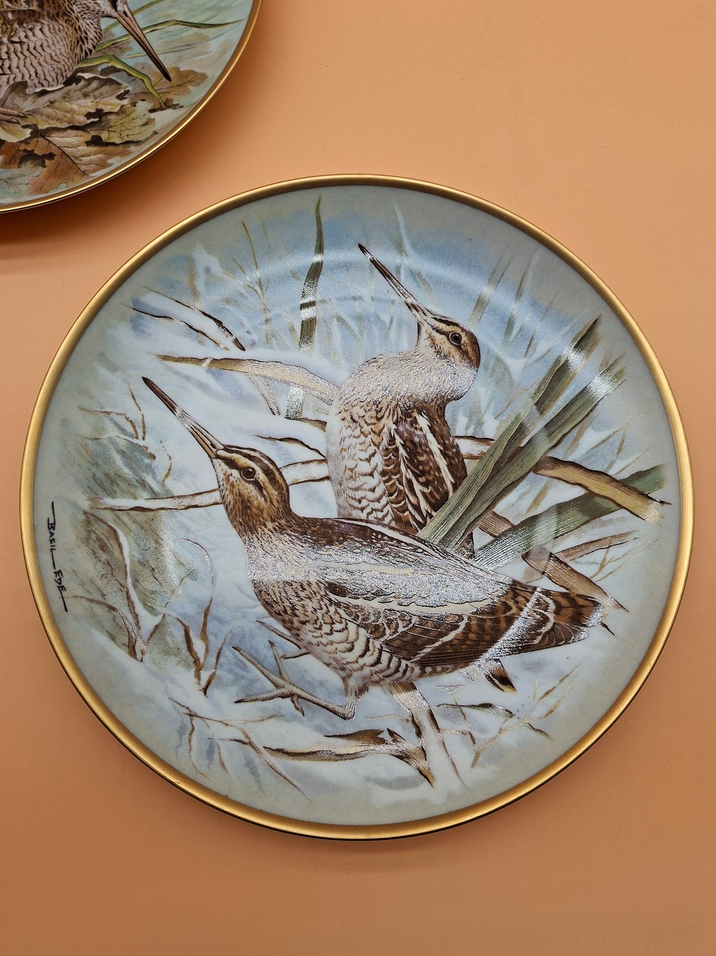 Set van 5 Borden – Game Birds of the World – Franklin Porcelain (1979)