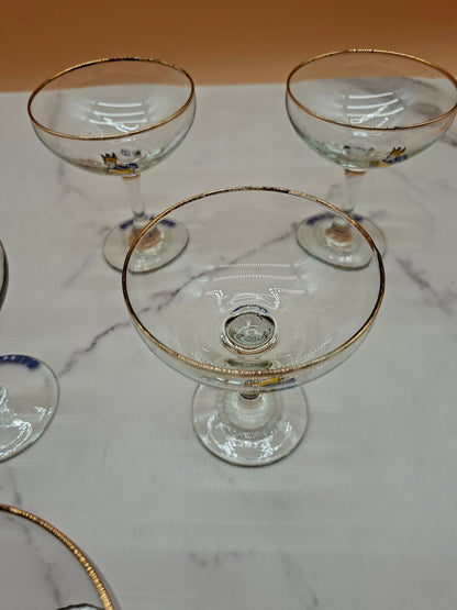 Vintage Babycham Glazen – Set van 6