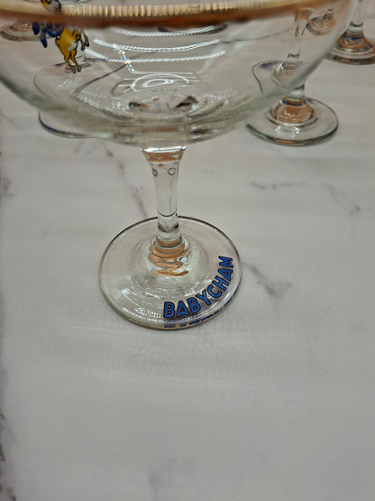 Vintage Babycham Glazen – Set van 6